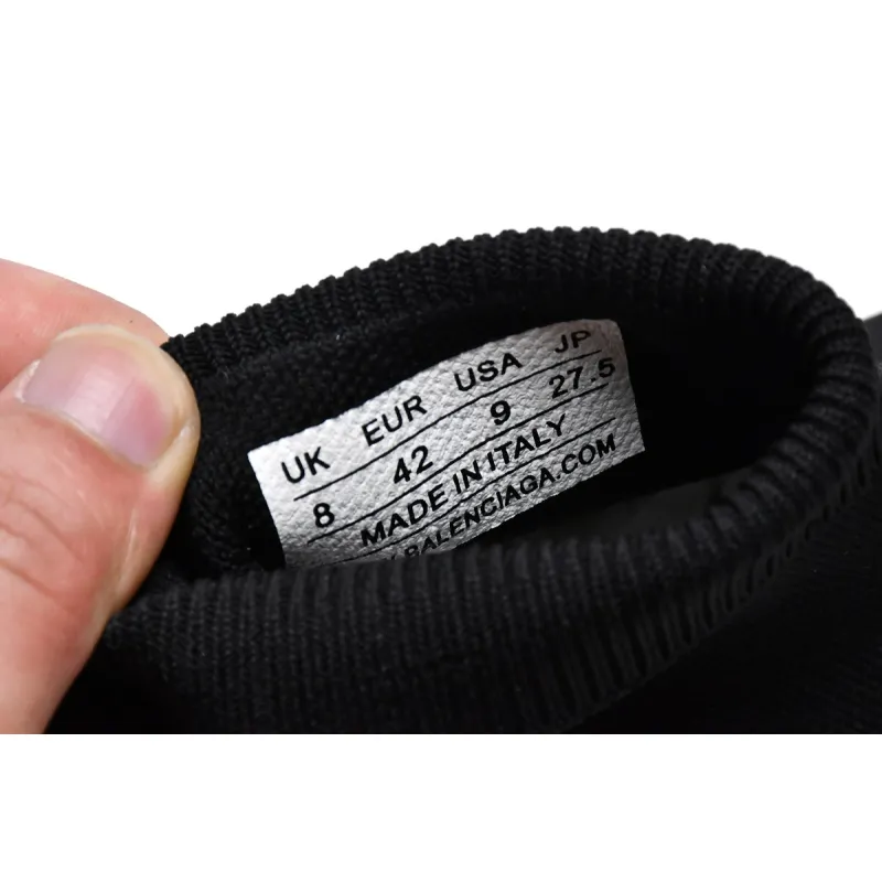 Replica Balenciaga Speed Runner Black Word