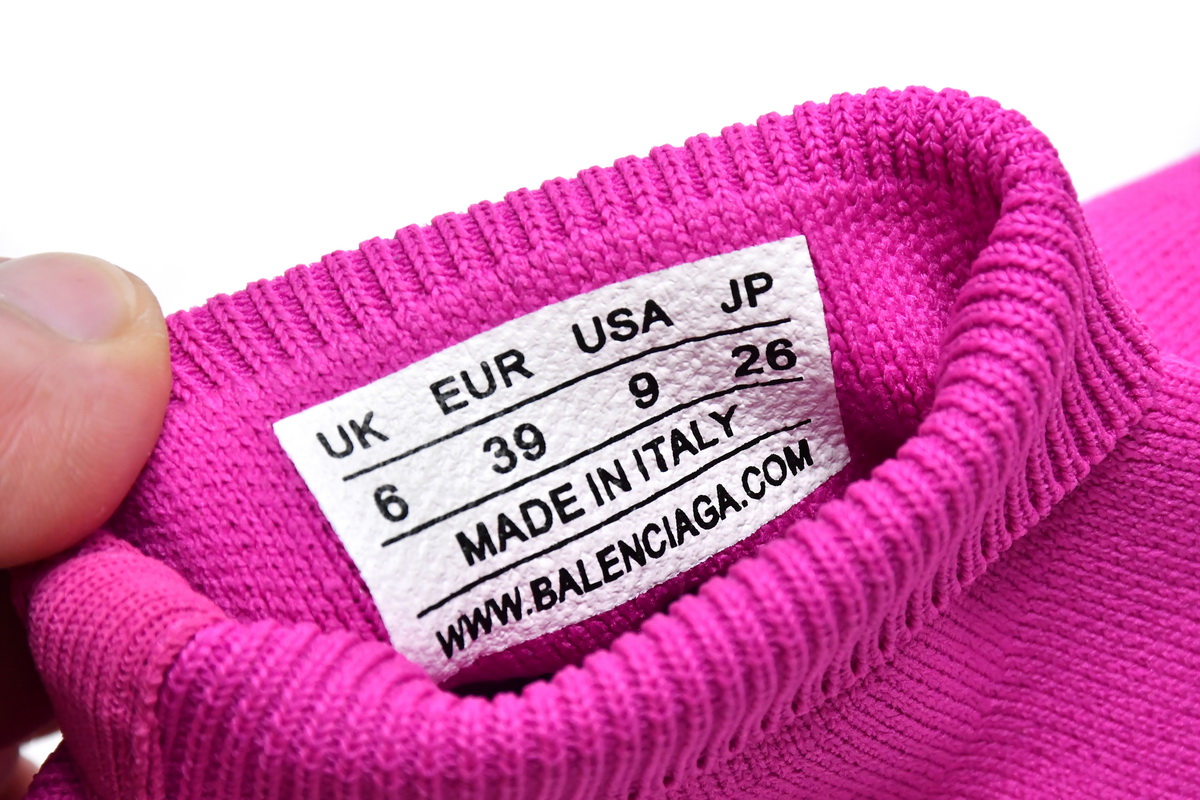 Replica Balenciaga Speed Runner Rose Red