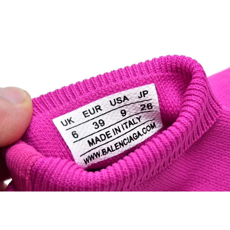 Replica Balenciaga Speed Runner Rose Red