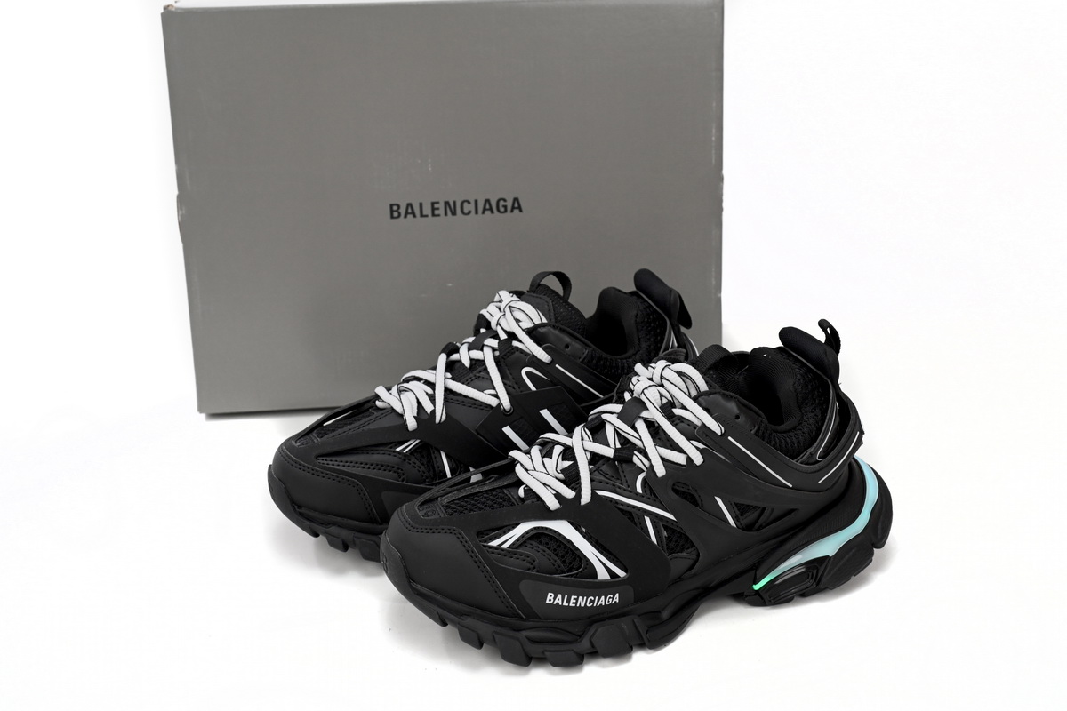 Replica Balenciaga 3rd LED Tess Black And White,542023 W1GB1 2045