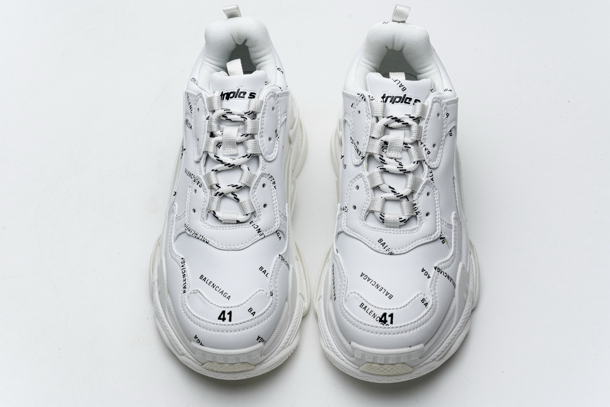PKGoden Balenciaga Triple S White,524039 W06E2 2021