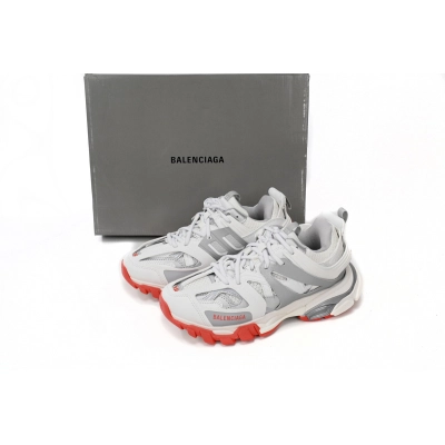 Replica Balenciaga Tess S.White Grey Red,542436 W3DB2 7663 01