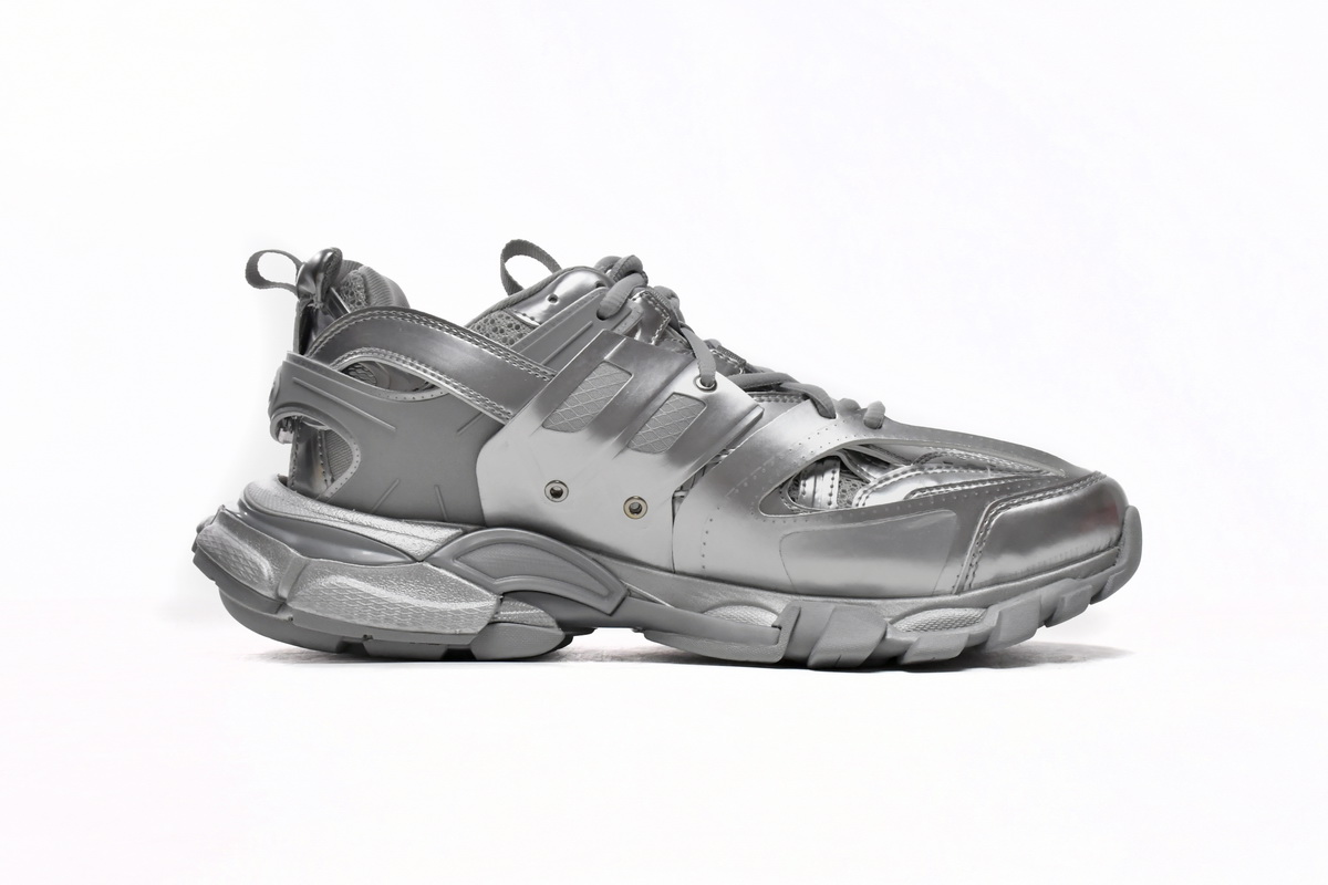 Replica Balenciaga Track.2 Open Sneaker Bright Silver,542436 W2FS3 8100(No Light)