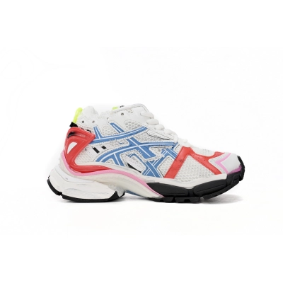 Replica Balenciaga Runner White Blue Red,677402 W3RB6 9645 02