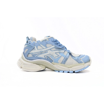 Replica Balenciaga Runner White Light Blue,677402 W3RB2 9744 02