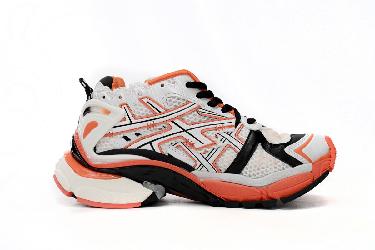 PKGoden Balenciaga Runner White Orange Black,677402 W3RB7 9051