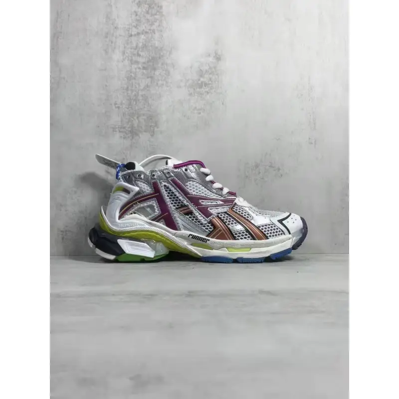 Replica Balenciaga Runner Silver Purple