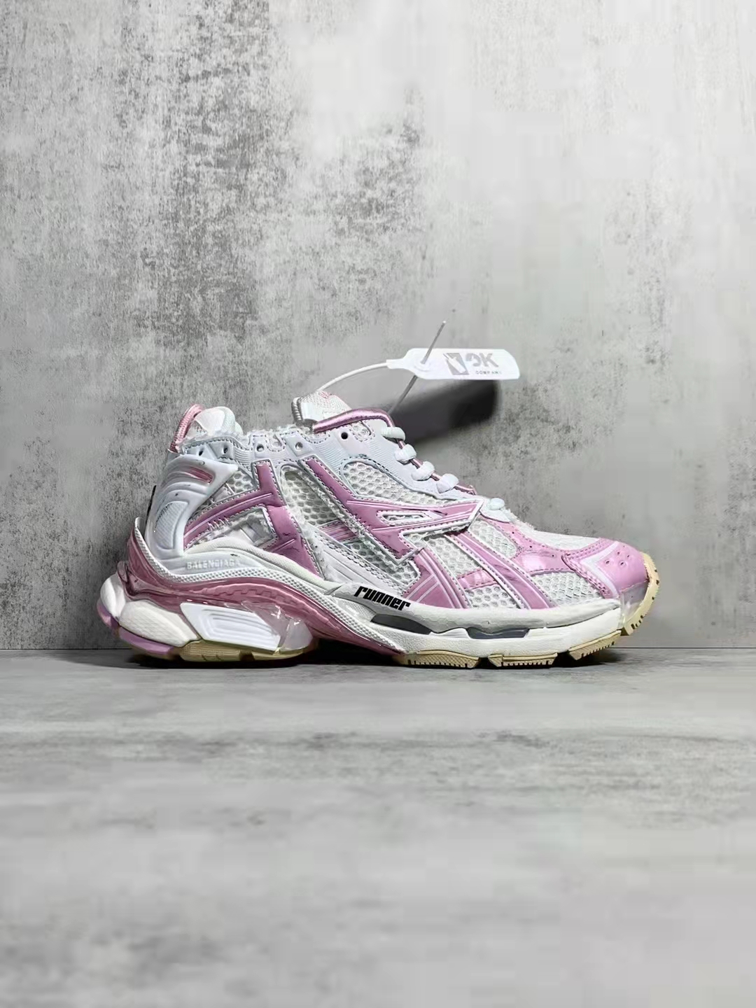 PKGoden Balenciaga Runner White Pink