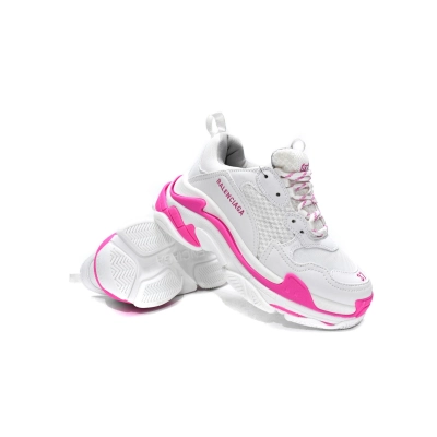 Replica Balenciaga Triple S White Peach Red,536737 W2CA3 3890 02