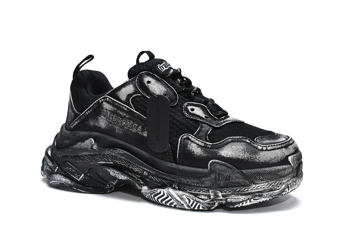 PKGoden Balenciaga Triple S Black,524039 WN3 1000