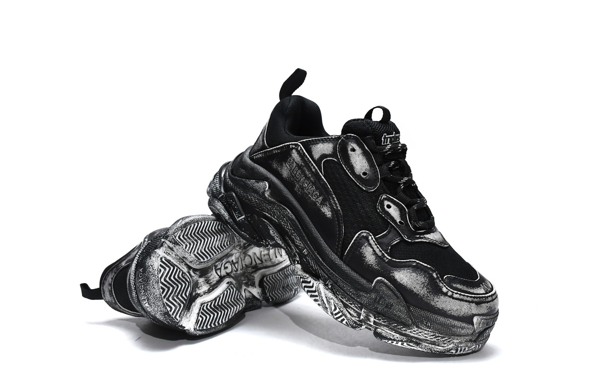 PKGoden Balenciaga Triple S Black,524039 WN3 1000