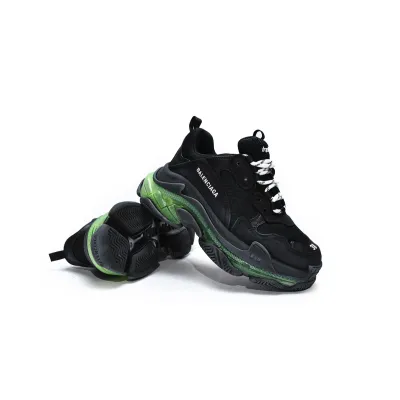 PKGoden Balenciaga Triple S Black Green,544351 W09ON 1047 02