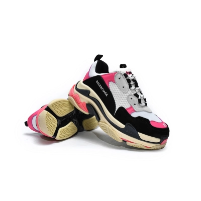 Replica Balenciaga Triple S Black Pink,524039 W09O6 5671 02