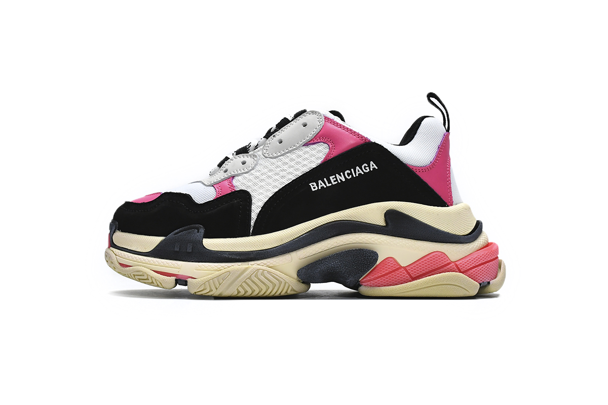 PKGoden Balenciaga Triple S Black Pink,524039 W09O6 5671