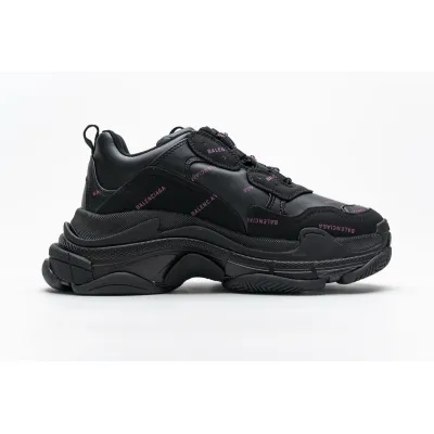 PKGoden Balenciaga Triple S Letter Black Pink,524039 W2FA1 7635 02