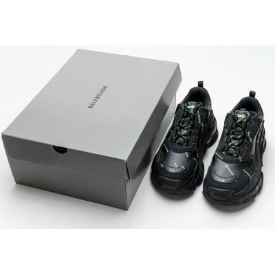 Replica Balenciaga Triple S Letter Fluorescent Yellow,524039 W2FA1 7633 01