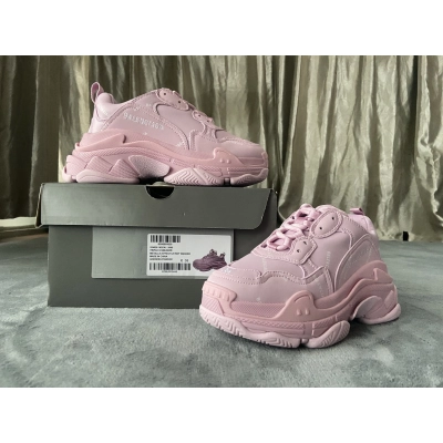 Replica Balenciaga Triple S Letter Pink,524039 W2FA1 5090 01