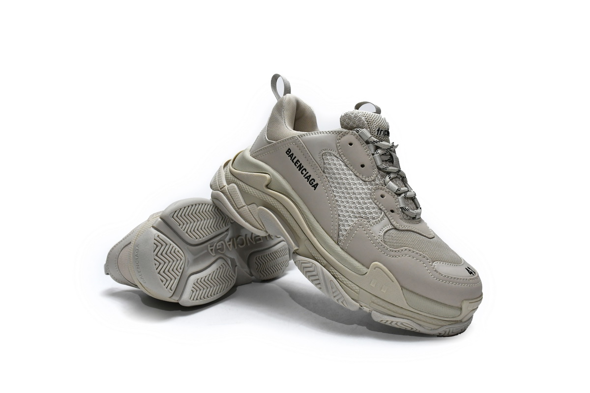 PKGoden Balenciaga Triple S Rice Ash,534737 W2FW1 9700