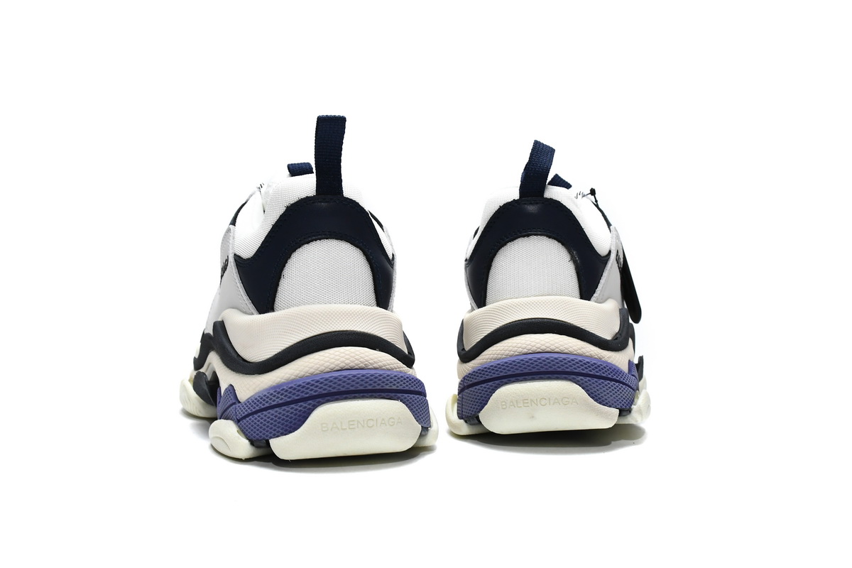 PKGoden Balenciaga Triple S White Dark Blue,534217 W09E1 9000