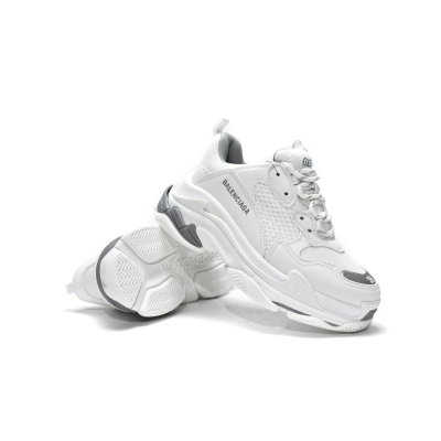 Replica Balenciaga Triple S White Silver,524039 W2FS4 1200 02
