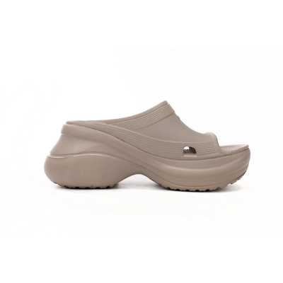 Replica BALENCIAGA Pool Crocs Beige,677386 W1S8E 2500 02