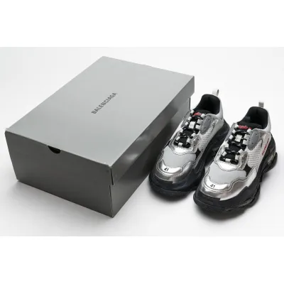 PKGoden Balenciaga Triple S Black Silver,541624 W09E1 7320 01