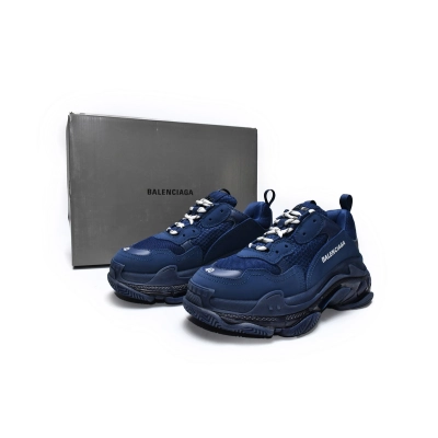 PKGoden Balenciaga Triple S Dark Blue,541624 W091 4107 01