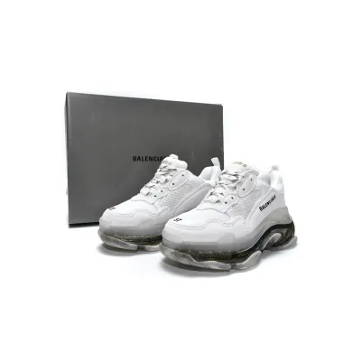 PKGoden Balenciaga Triple S White Carbon Ash,544351 W0901 9001 01