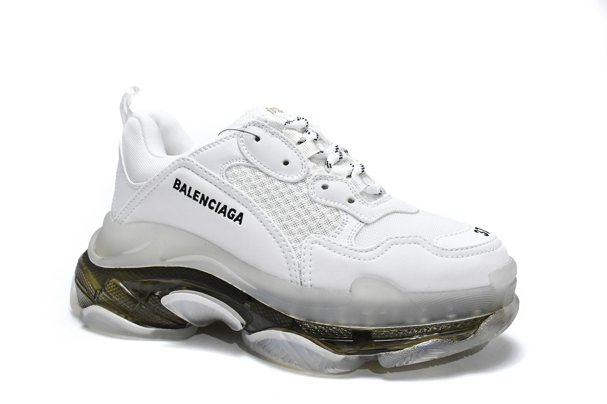 PKGoden Balenciaga Triple S White Carbon Ash,544351 W0901 9001