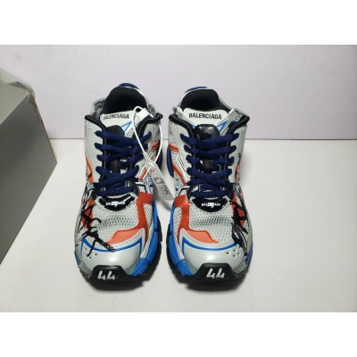 Replica Balenciaga Runner White And Blue Printing,677402 W3RB6 1264 02