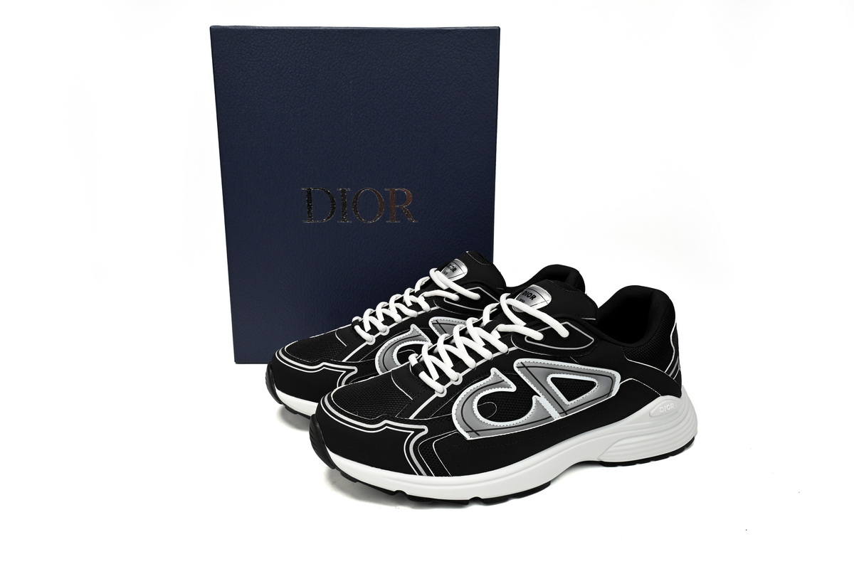 Replica Dior Light Grey B30 Sneakers Black Coffee Color ,3SN279ZND-H969