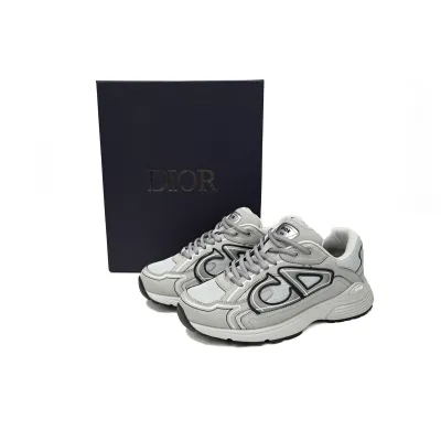 Replica Dior Light Grey B30 Sneakers Grey ,3SN279ZND-H860 01