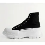 PKGoden Alexander McQueenTread SlickExaggerated-Sole Canvas Boots 
