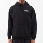 Balenciaga LGETo-print cotton-jersey hoodie