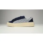 Replica Dior B33 Sneaker Navy Blue Oblique Jacquard, 3SN303ZWN_H559