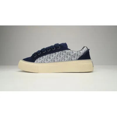 Replica Dior B33 Sneaker Navy Blue Oblique Jacquard, 3SN303ZWN_H559 01