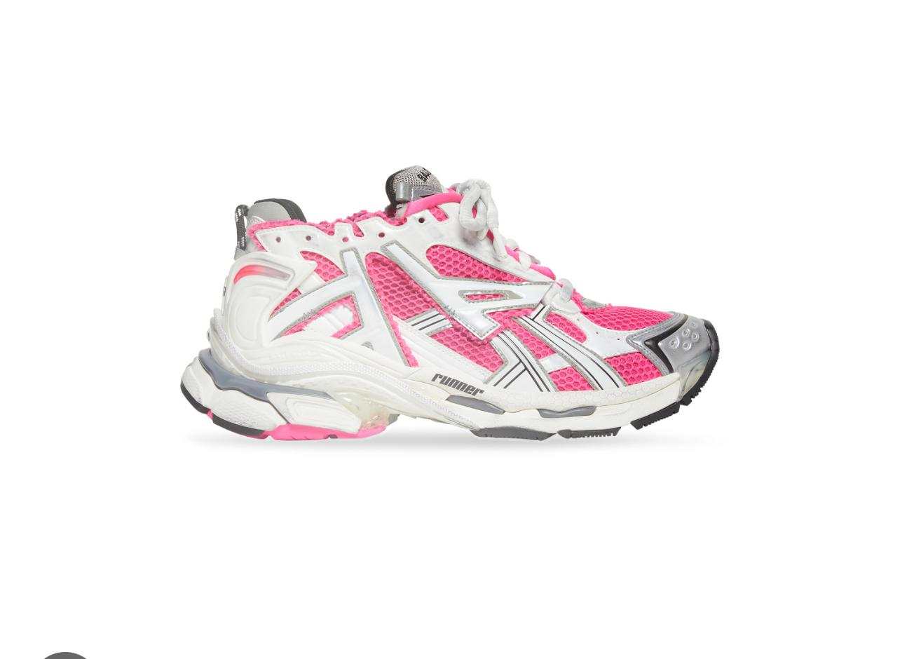 Balenciaga Runner White Fluo Pink