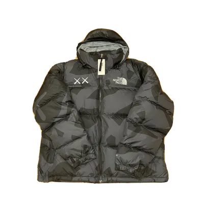 KAWS x The North Face Retro 1996 Nuptse Down Jacket Black 02