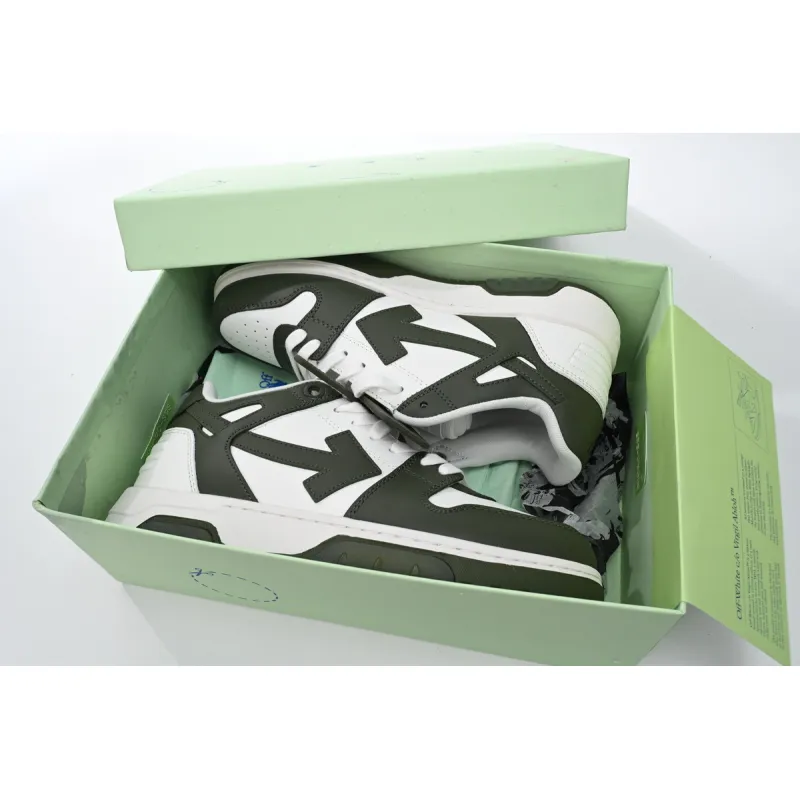  Replica OFF-WHITE Out Of Military Green White, OLIA18 9S23LEA00 15901