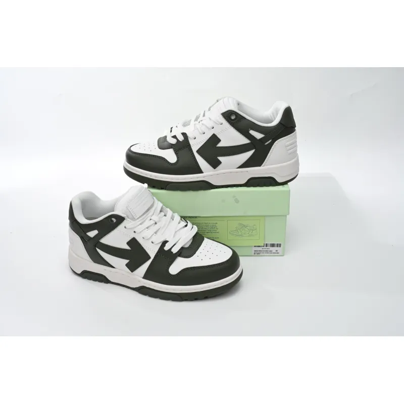  Replica OFF-WHITE Out Of Military Green White, OLIA18 9S23LEA00 15901