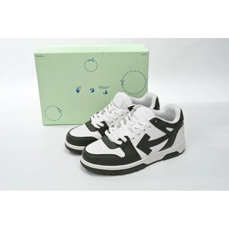  Replica OFF-WHITE Out Of Military Green White, OLIA18 9S23LEA00 15901