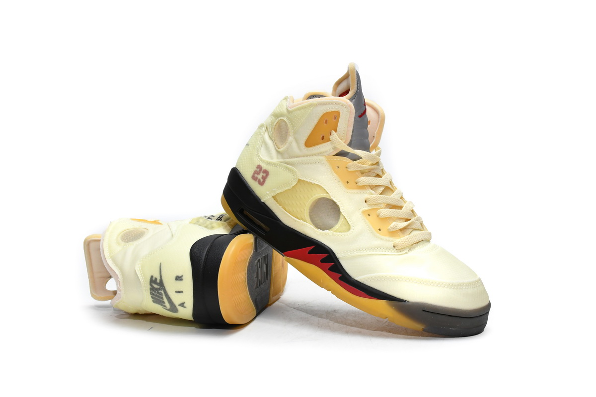 PKGoden Air Jordan 5 Retro OFF-WHITE Sail,DH8565-100