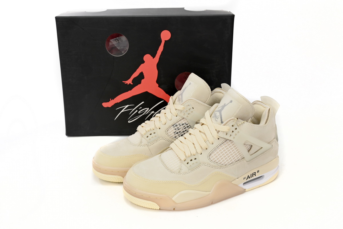 Replica Air Jordan 4 Retro Off-White Sail ,CV9388-100