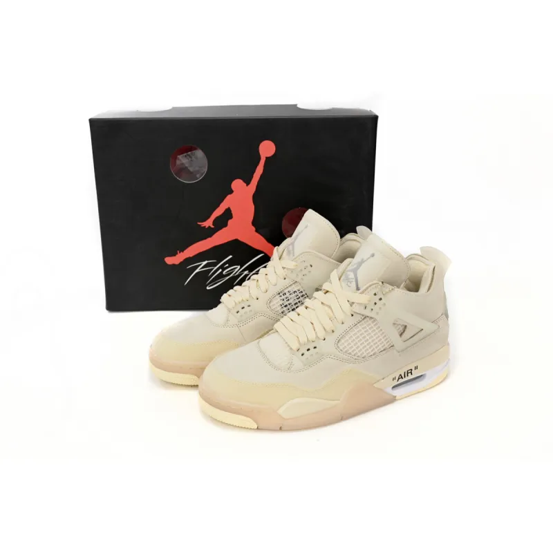 Replica Air Jordan 4 Retro Off-White Sail ,CV9388-100