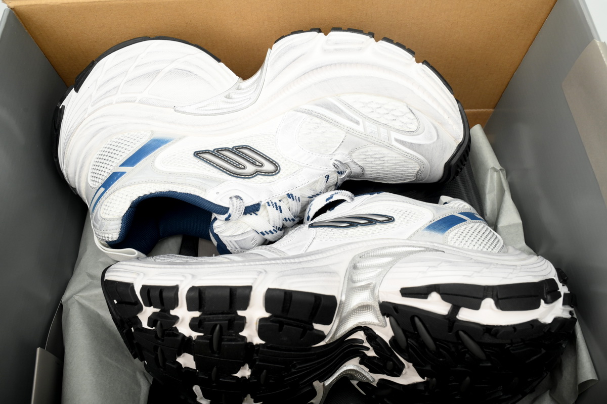 PKGoden Balenciaga White Gray Black White, Black, and Blue 784342 W2MV2 1219 