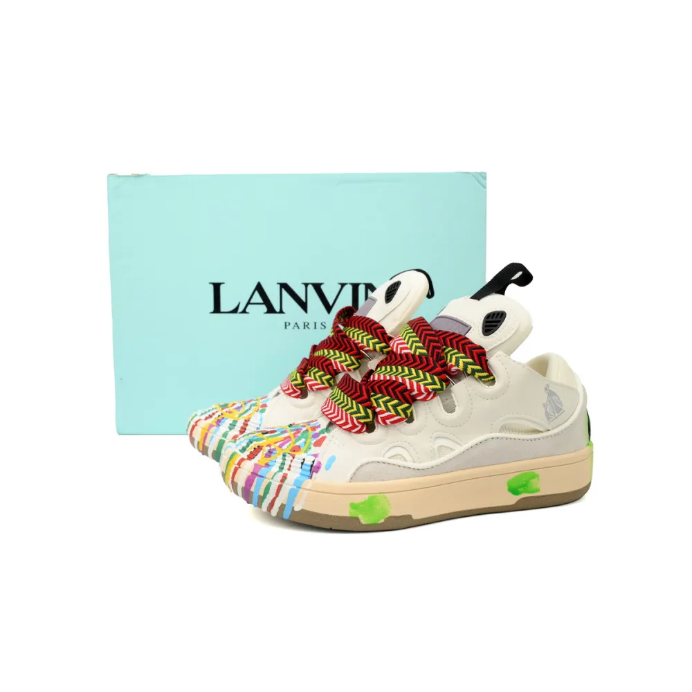 PKGoden LANVIN White Seven Color Painting