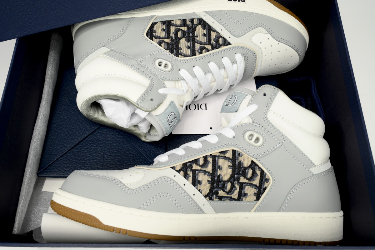 PKGoden Dior B27 Printed Board Shoes High Grey