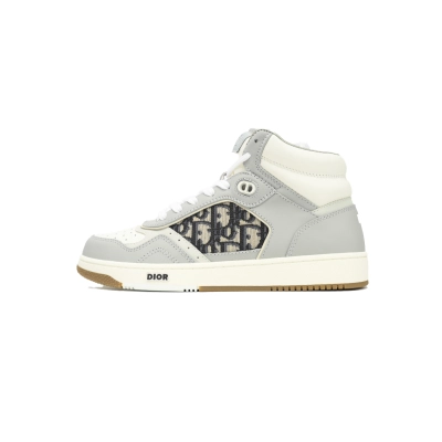 PKGoden Dior B27 Printed Board Shoes High Grey 01