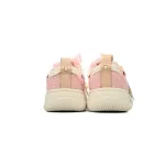 Smilerepublic Pink woolen fabric Tan Jianci Replaceable open mouthed thick soled low cut canvas shoes