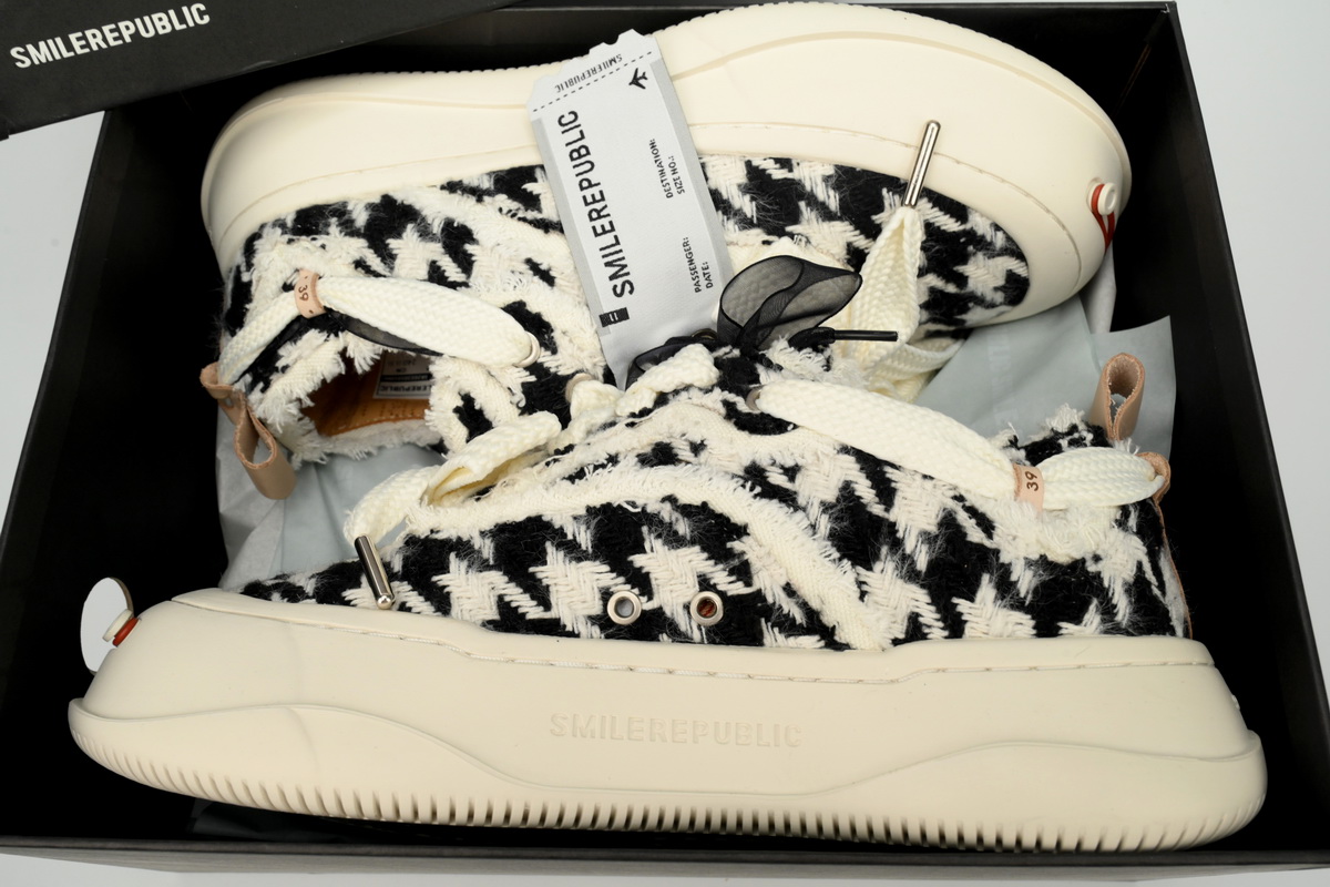 Smilerepublic Woolen smoke Tan Jianci Replaceable open mouth low cut canvas shoes